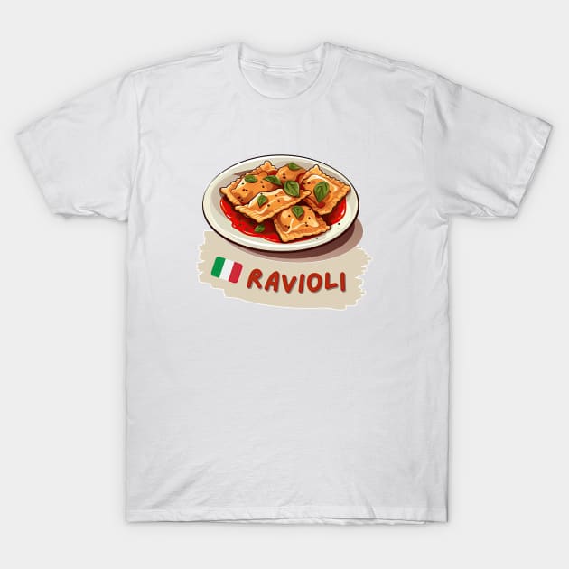 Ravioli | Italian cuisine | Traditional Food T-Shirt by ILSOL